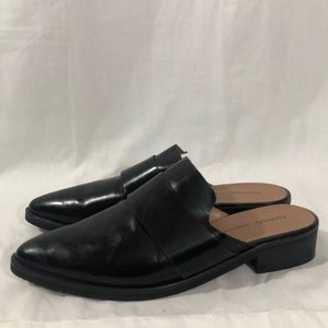 Mango premium leather mules